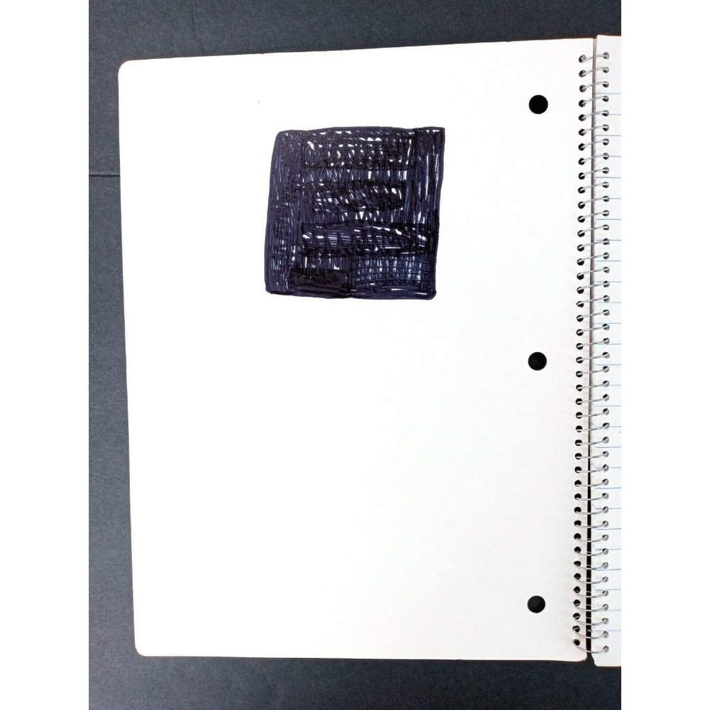 Harry Potter Spiral Notebook Vintage 54 Pages Wide Ruled 10.5" x 8" Wand Wizard - Picture 5 of 5